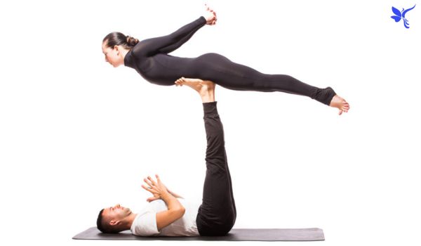 Flying Superman Pose: A Fun and Impressive Partner Yoga Pose