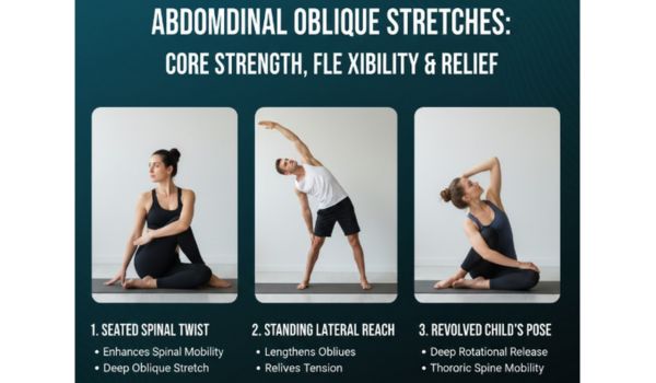 Abdominal Oblique Stretches: Core Strength, Flexibility & Relief