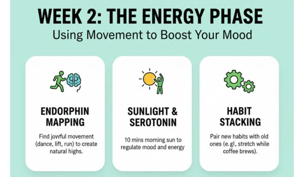 Week 2: The Energy Phase – Using Movement to Boost Your Mood